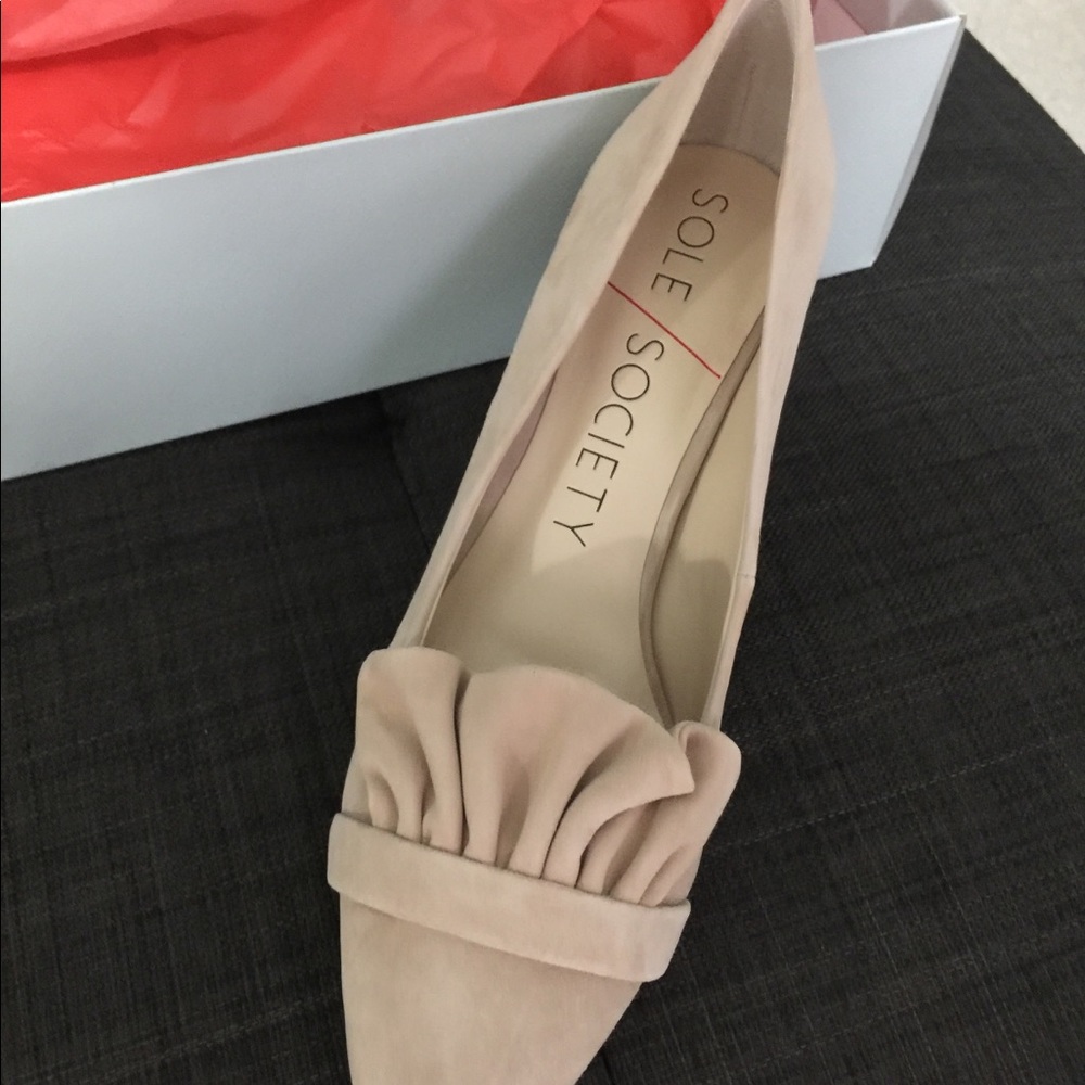 Sole Society Darbia Suede Pumps